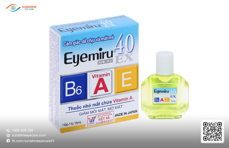 nhỏ mắt Eyemiru 40 Ex lọ 15ml