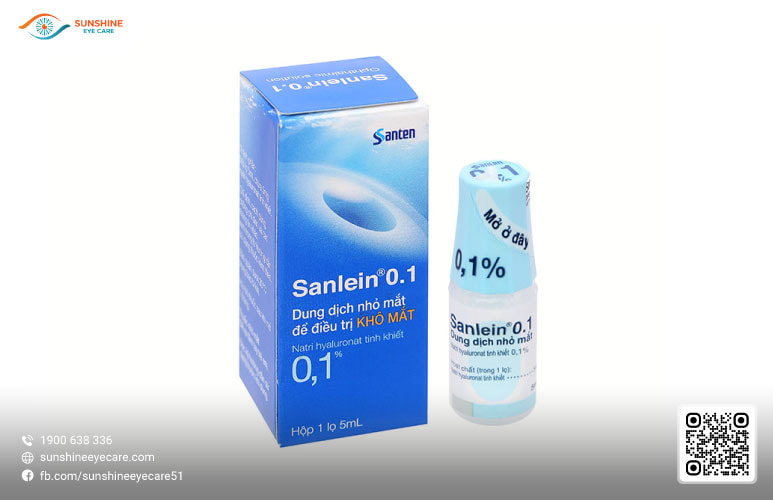 nhỏ mắt Sanlein lọ 5 ml