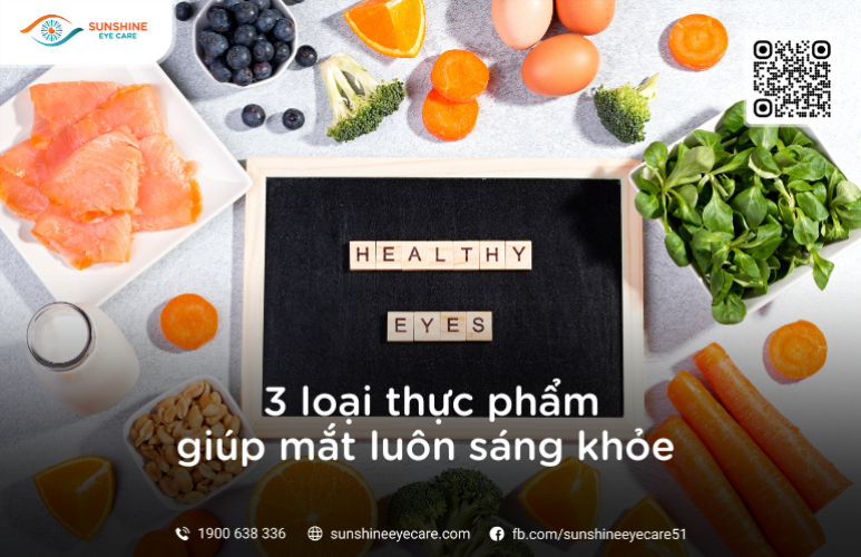 3 loại thực phẩm giúp mắt luôn sáng khỏe