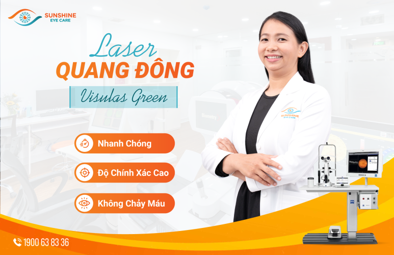 LASER QUANG ĐÔNG - TRÁNH BONG VÕNG MẠC CHO CẬN THỊ CAO